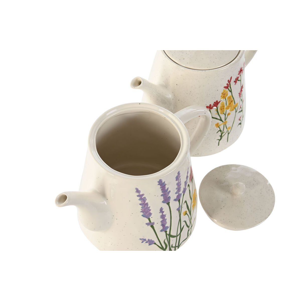 Teapot Home ESPRIT Multicolour Porcelain 900 ml (2 Units)